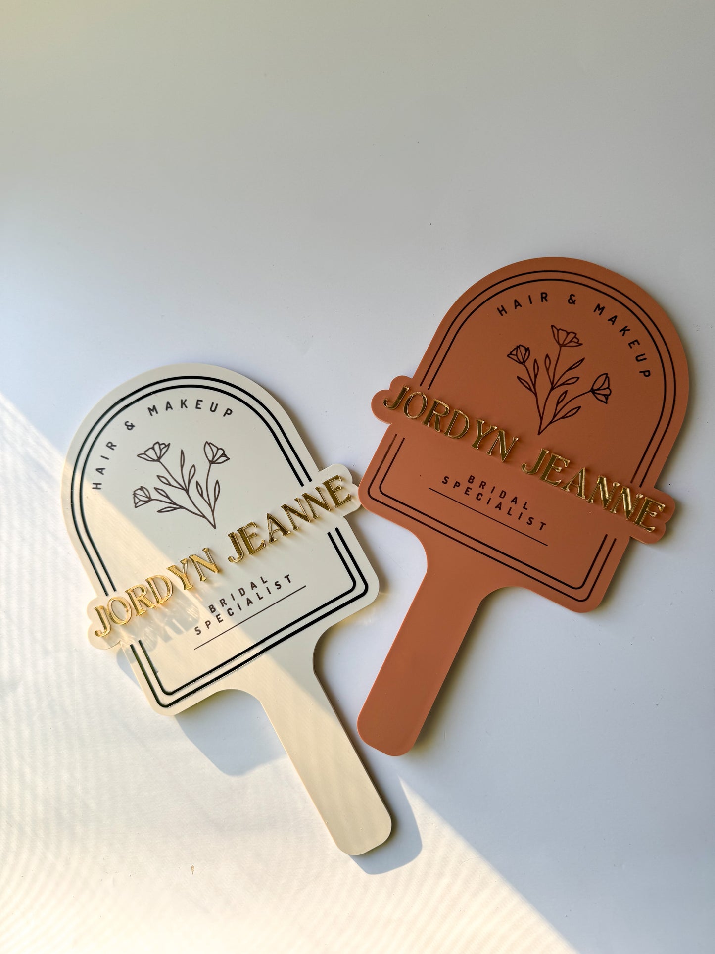 Custom Salon Logo Mirror