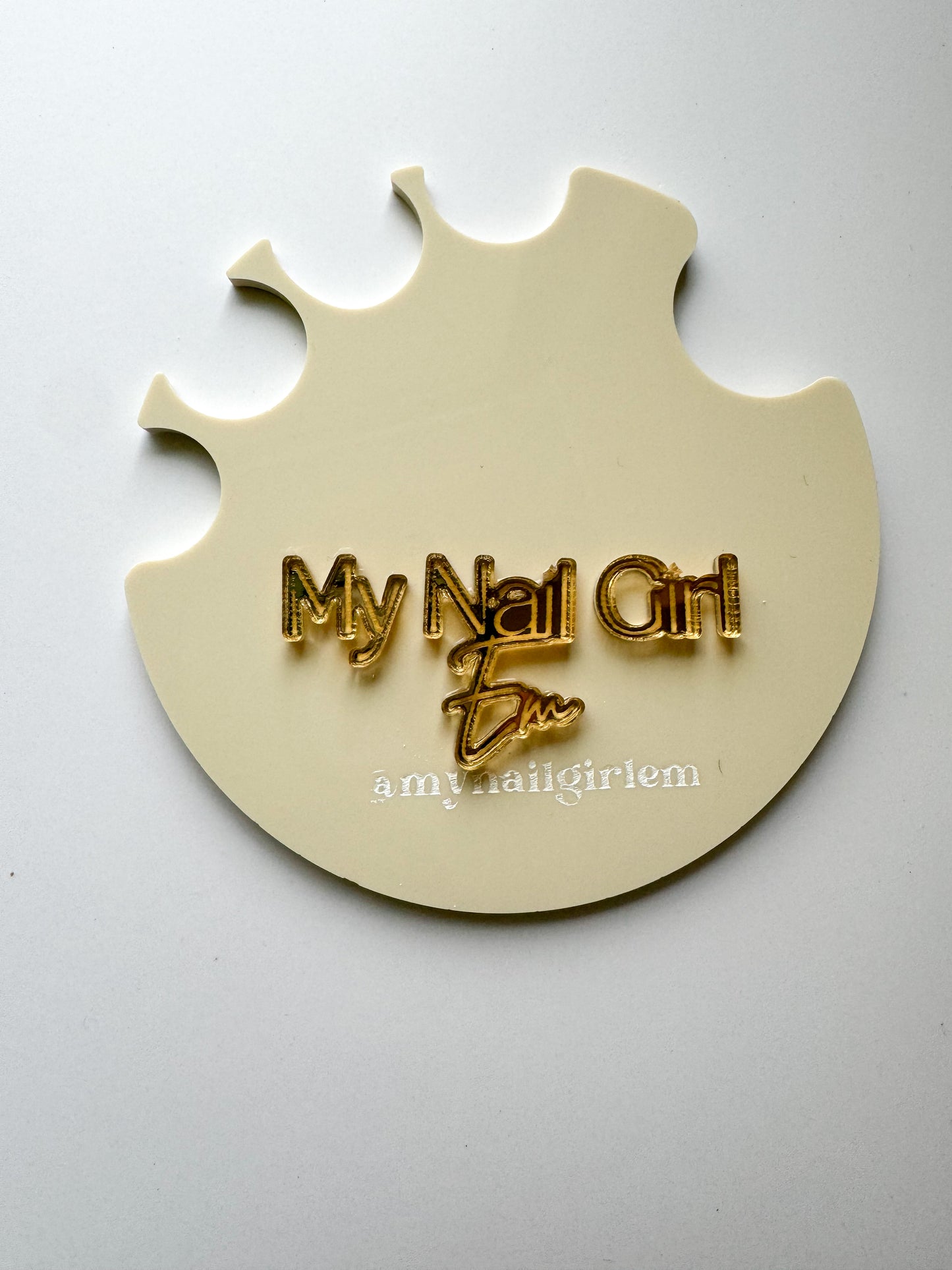 Nail Branding Watermark Sign Custom