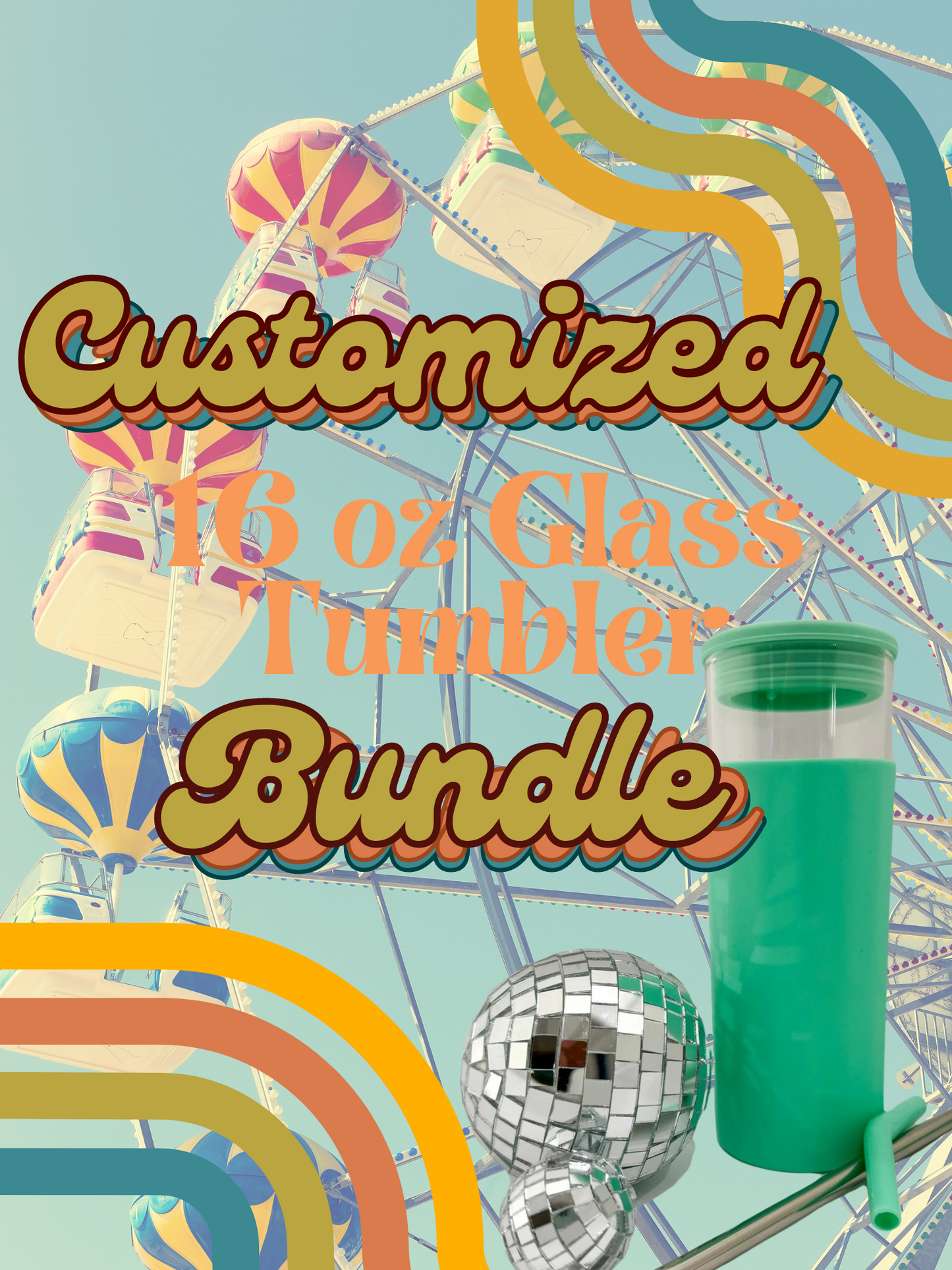 Glass Tumbler Personalized