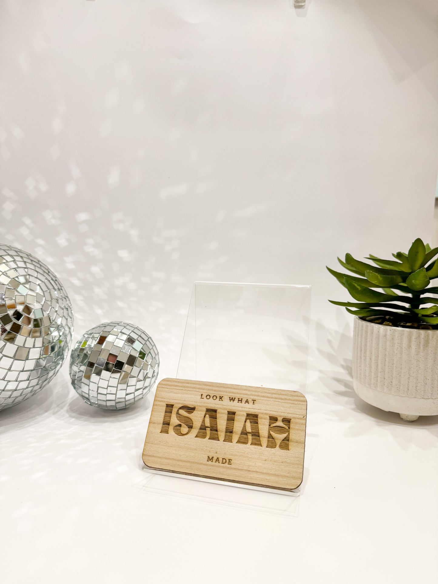 Kids “Look what ___ Made” Personalized Magnet