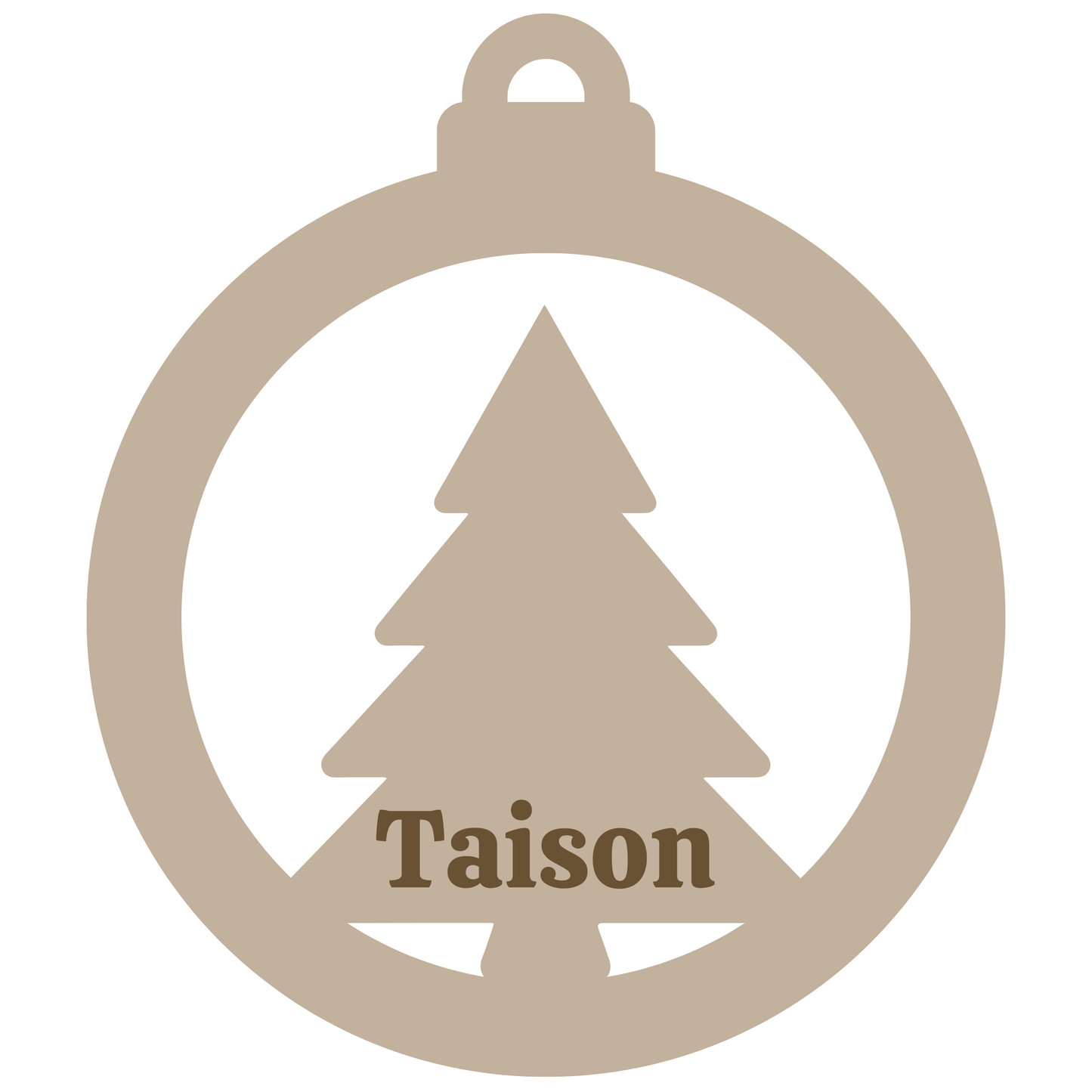 Custom Wood Ornament