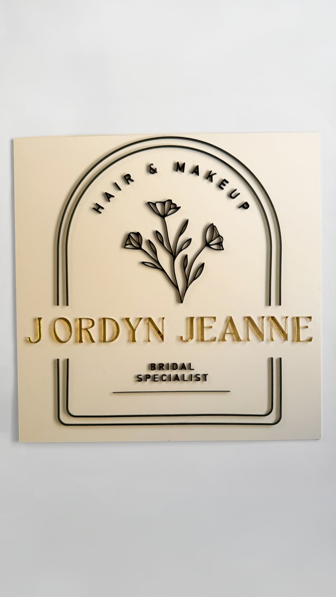 Custom Acrylic Business Logo Sign Mountable