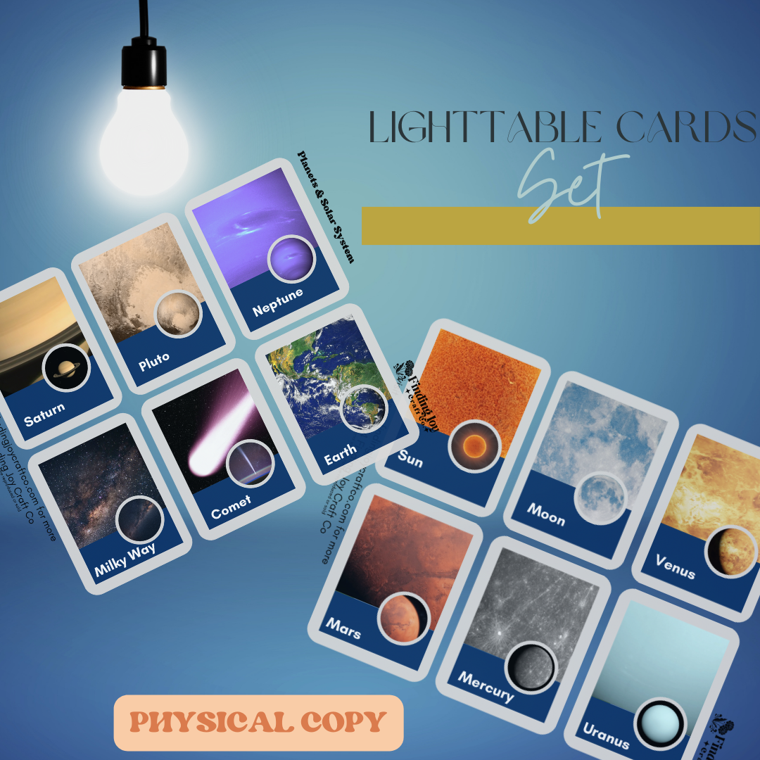 Light Table Flash Card: Full Collection - PHYSICAL COPY