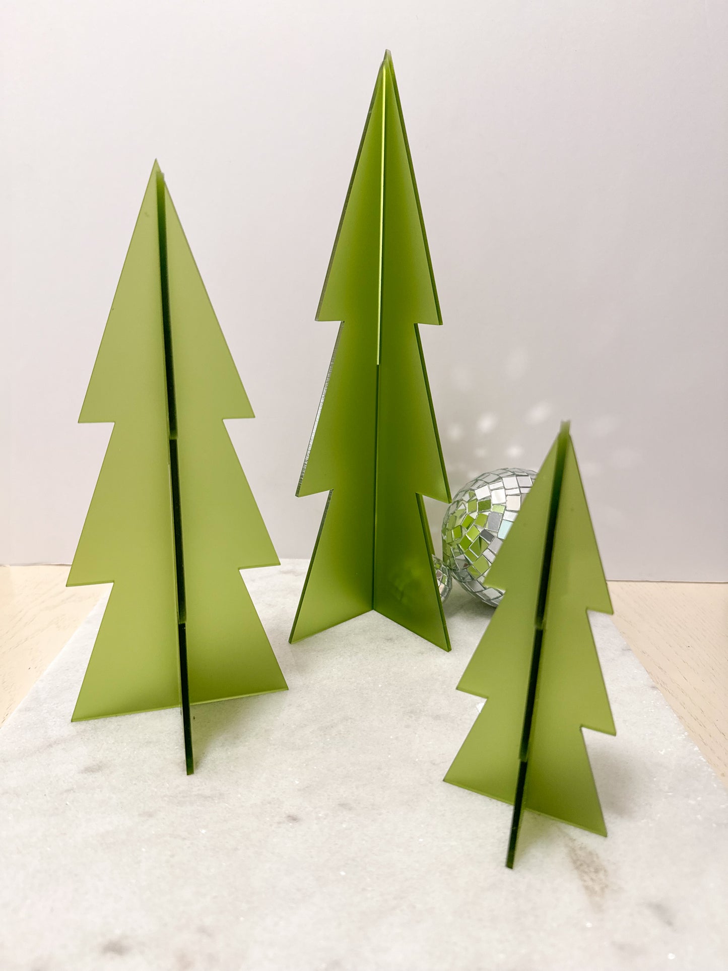 Acrylic Christmas Tree Decor