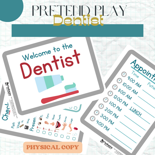 Pretend Play/Sensory Bin Kit: Dentist - PHYSICAL COPY