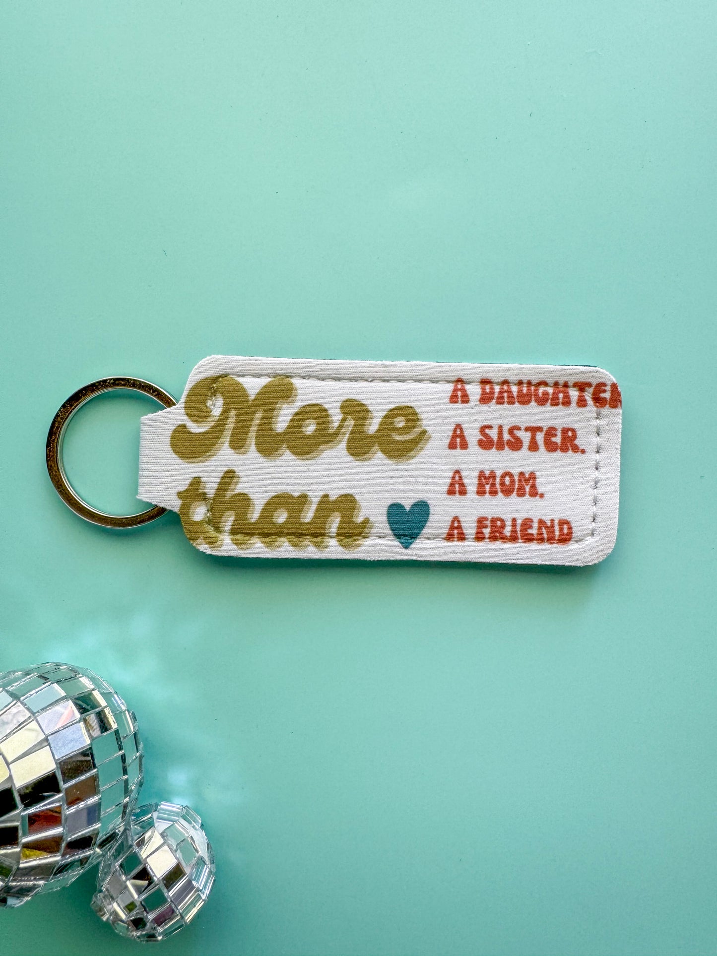 Sublimated Chapstick Holder Keychain