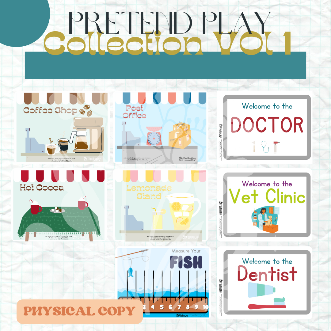 Pretend Play/Sensory Bin Kit: FULL COLLECTION VOL 1 - PHYSICAL COPY