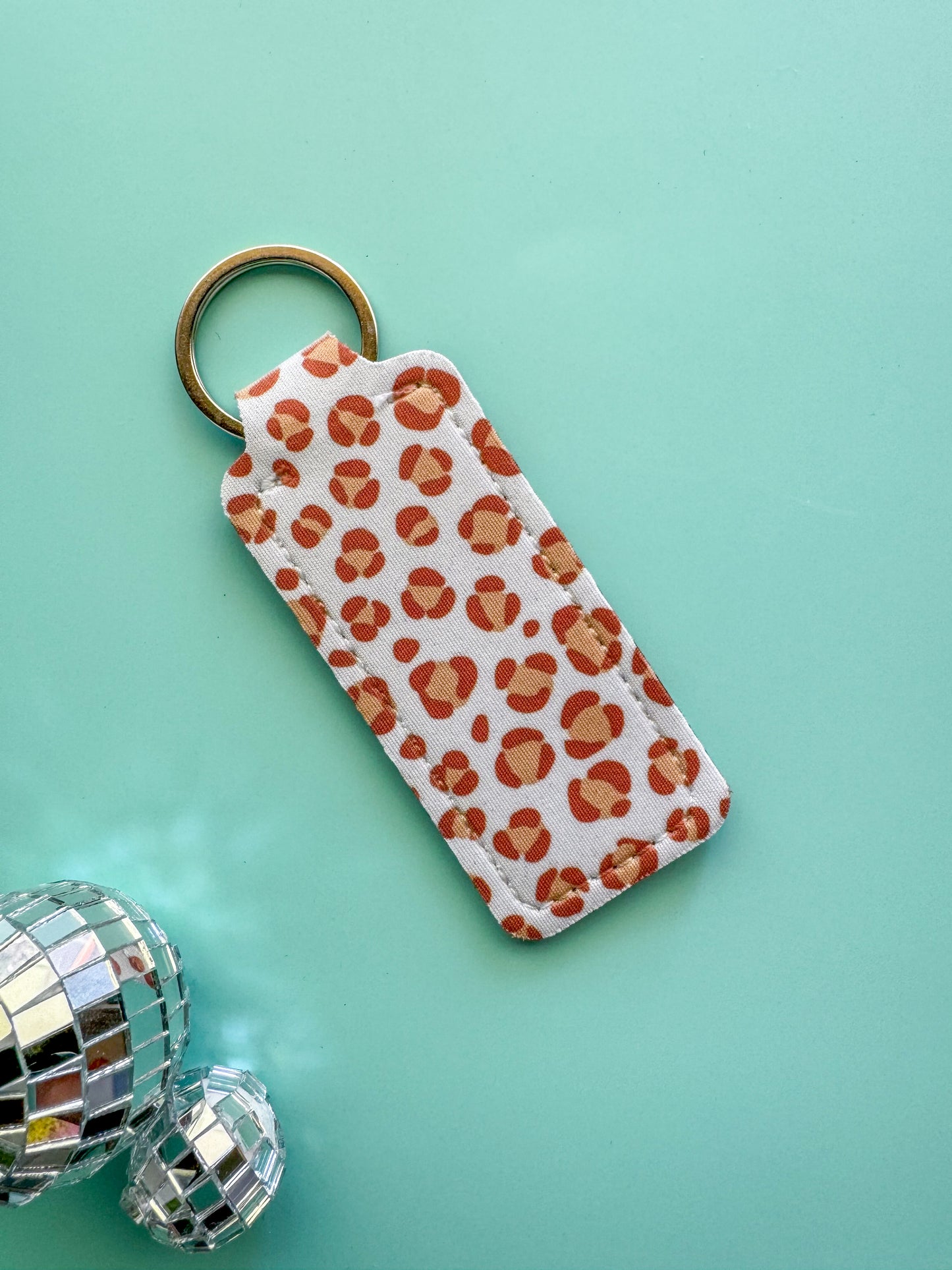 Sublimated Chapstick Holder Keychain