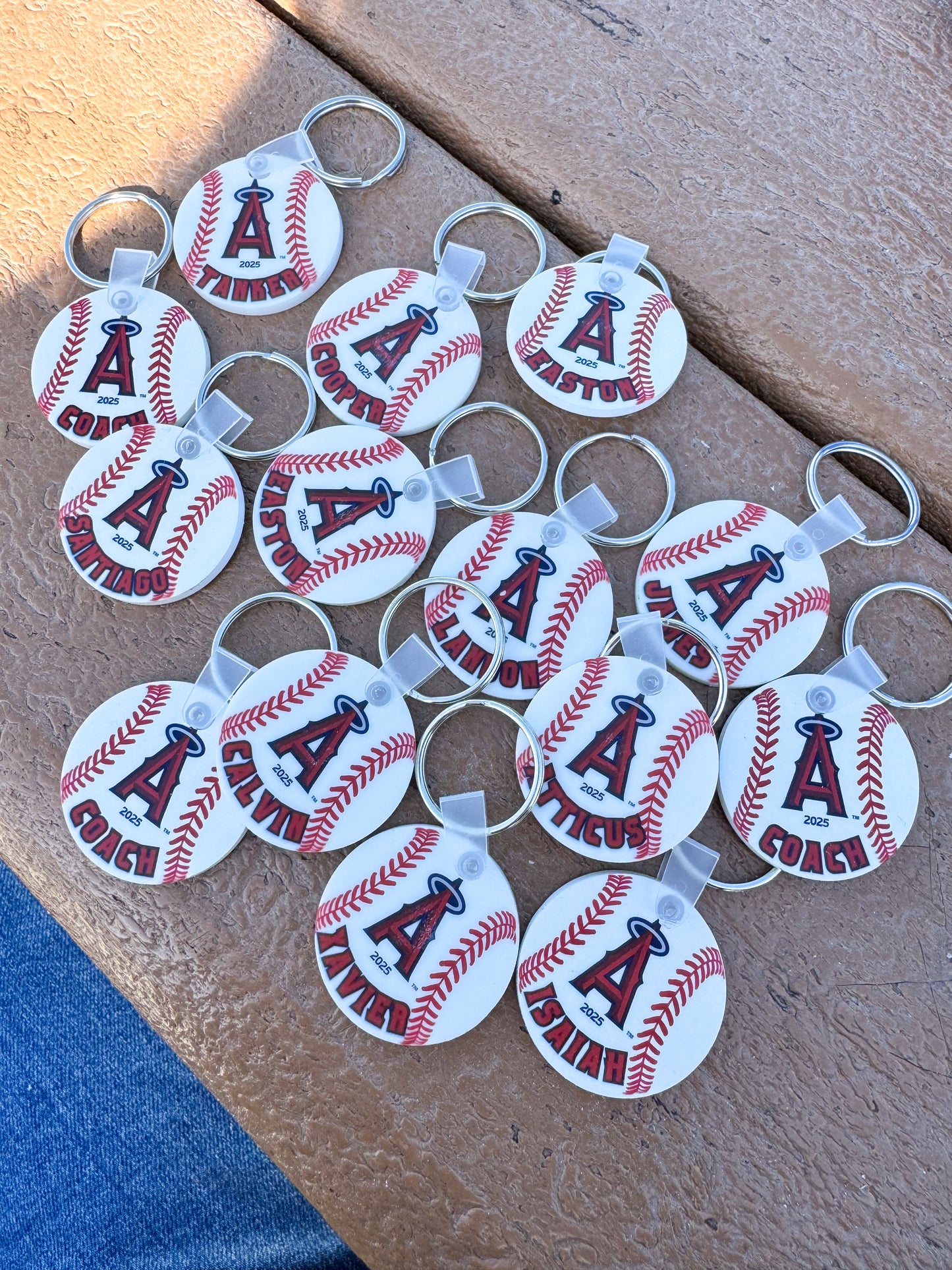 Sport Hobby Bag Tag Keychain