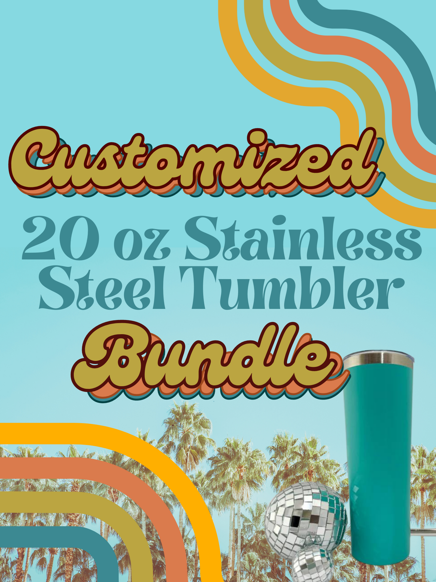 20 oz Stainless Steel Personalized Tumbler