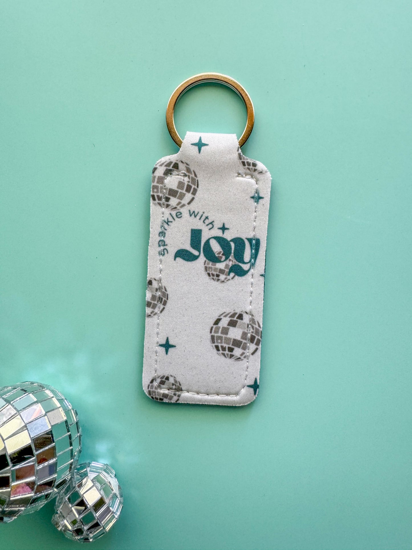 Sublimated Chapstick Holder Keychain