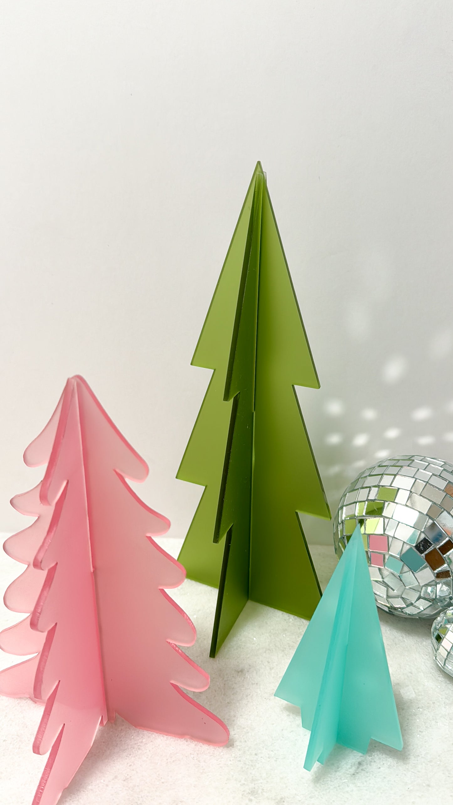 Acrylic Christmas Tree Decor