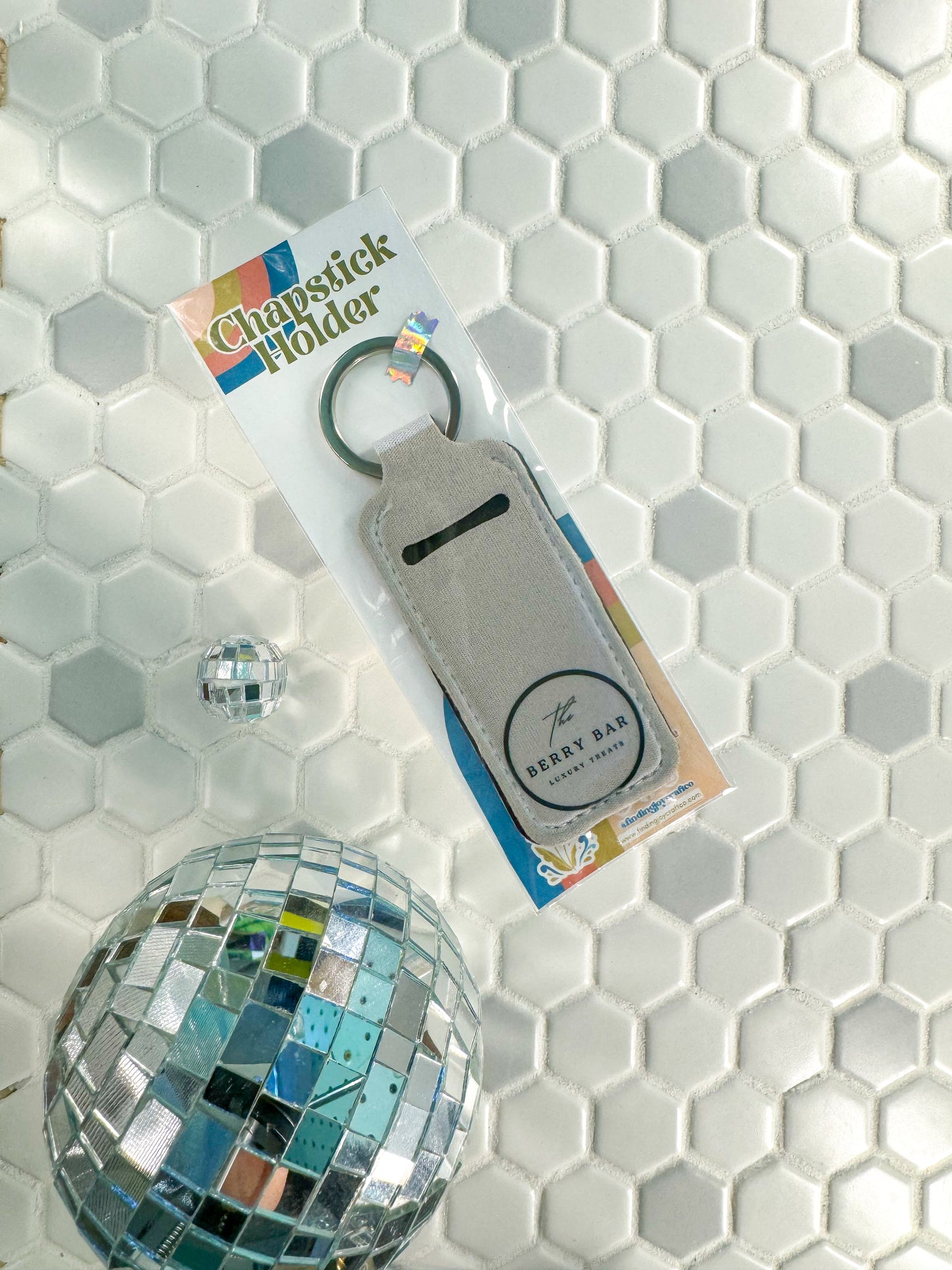 Personalized Lip Balm Holder Keychain