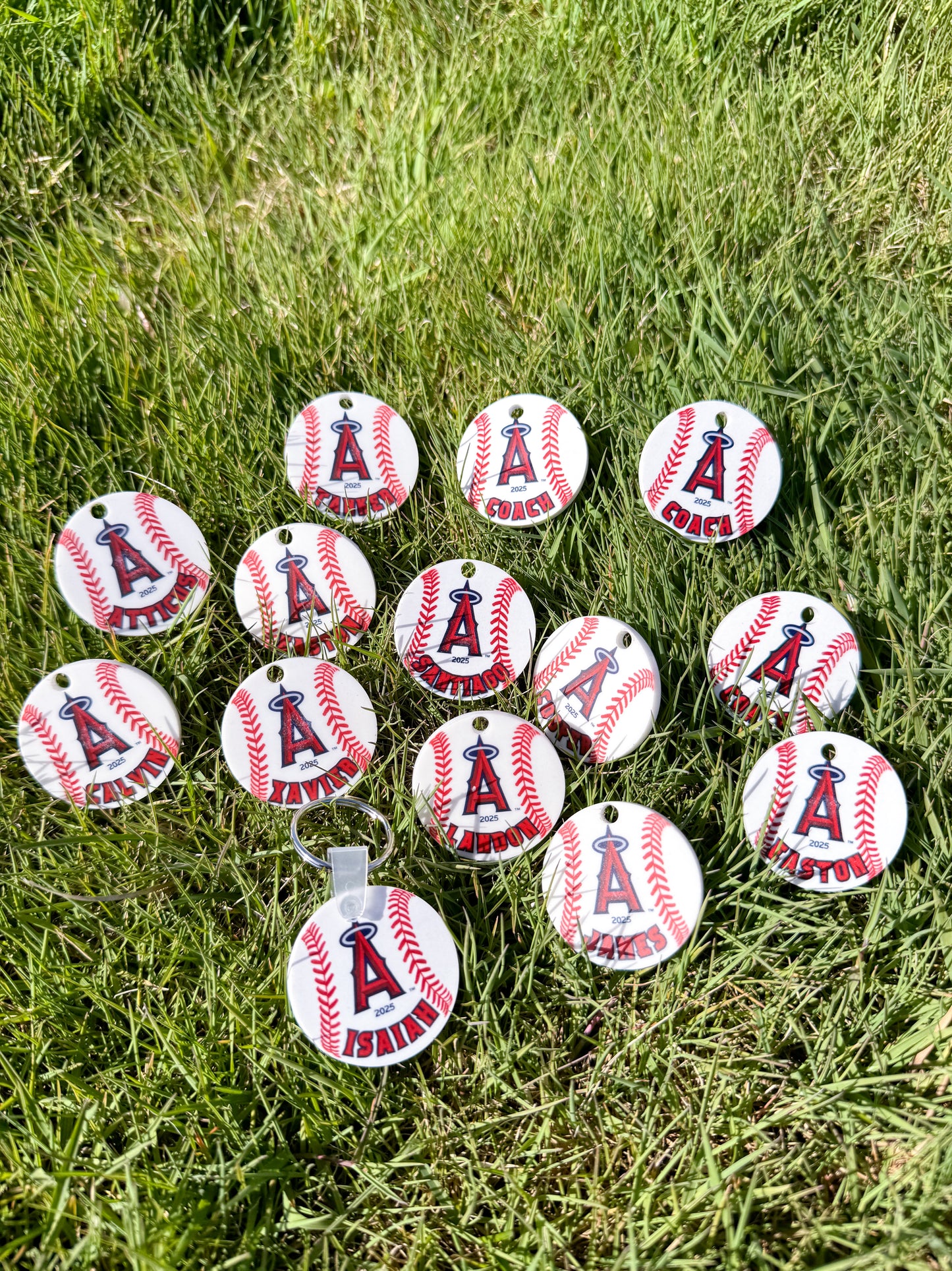 Sport Hobby Bag Tag Keychain