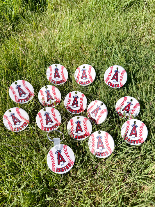 Sport Hobby Bag Tag Keychain