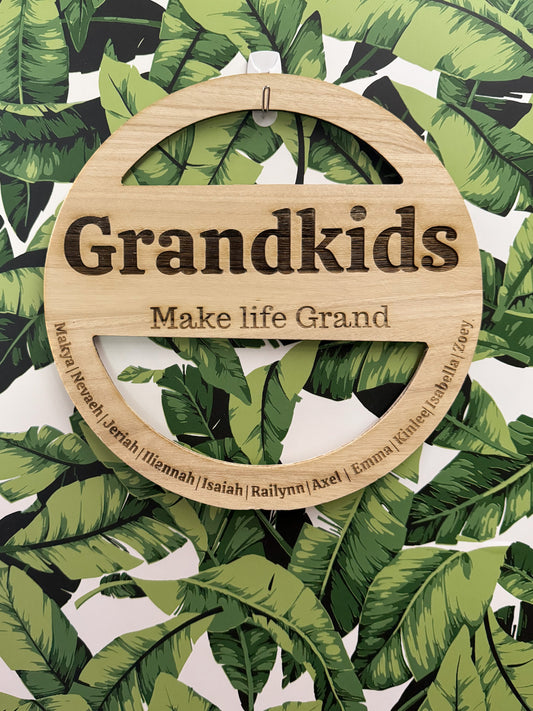 Grandkids Sign