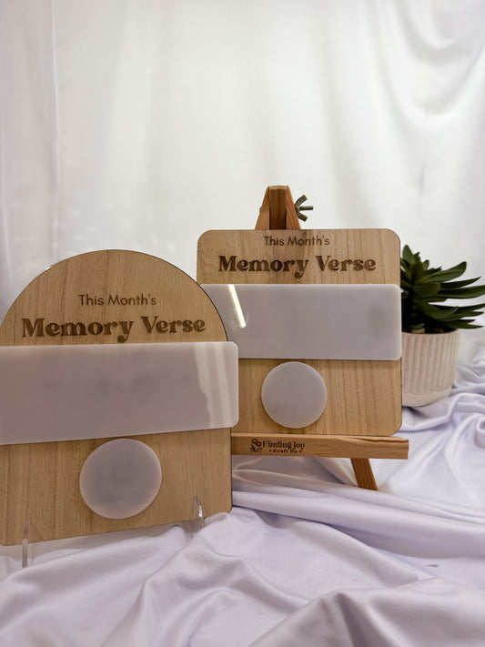 Memory Verse Sign