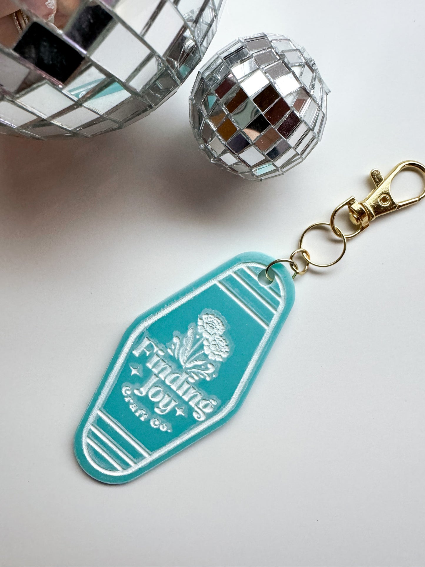 Custom Acrylic NFC (Near Field Communication) Embedded Keychain