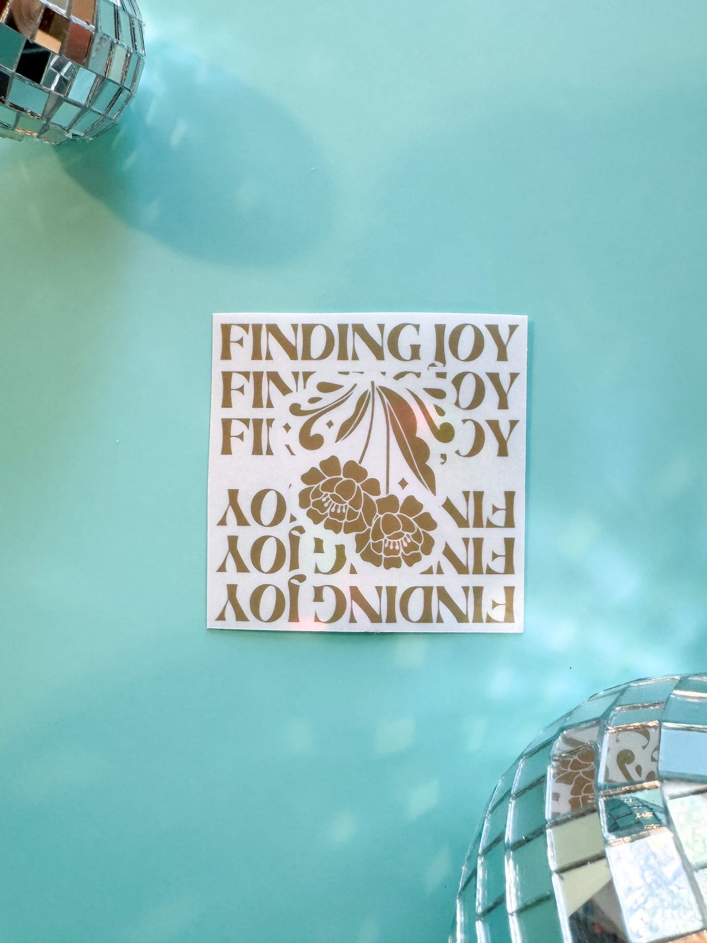 Finding Joy Craft Co Merch Stickers