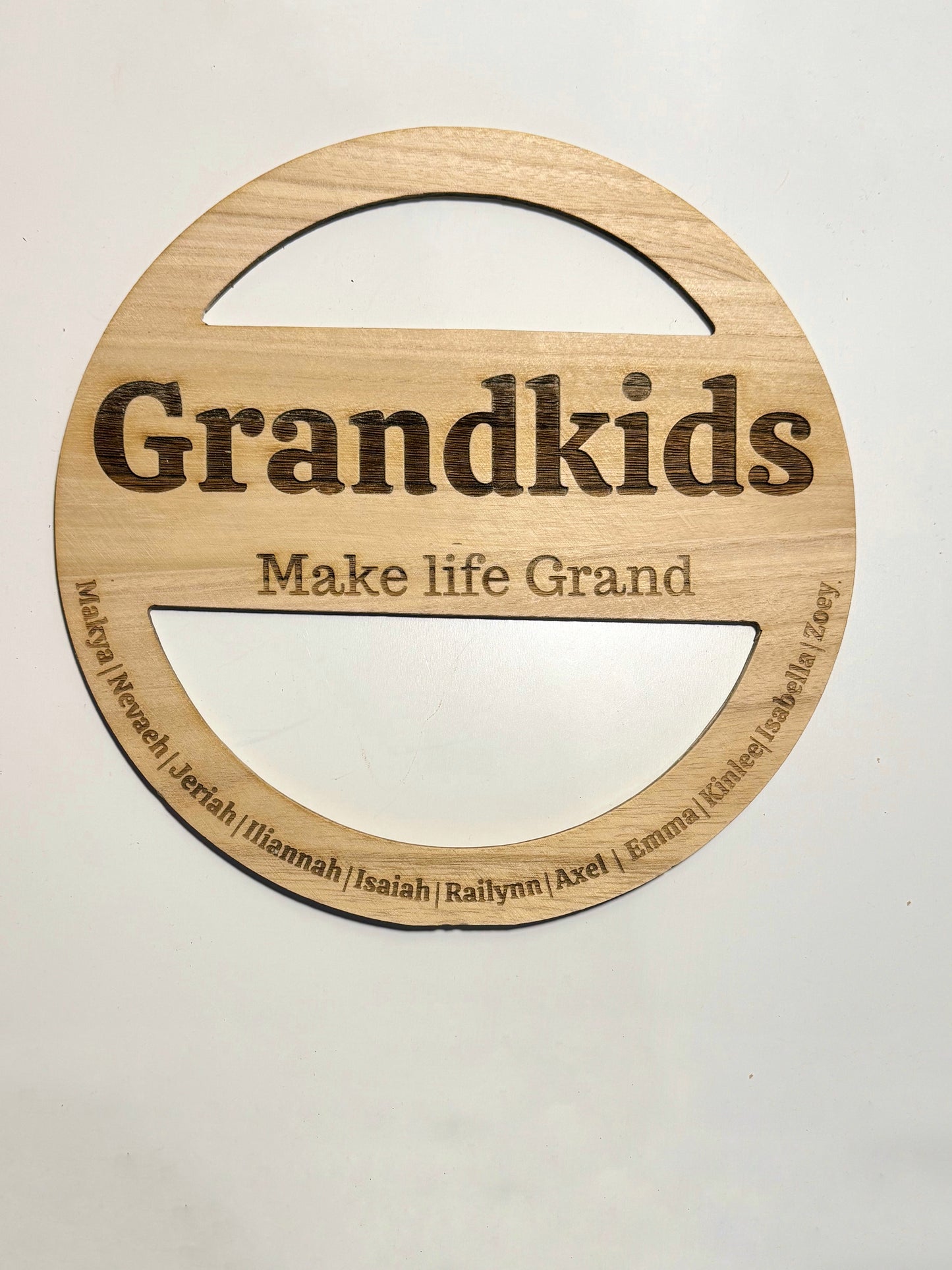 Personalized Grandkids Sign